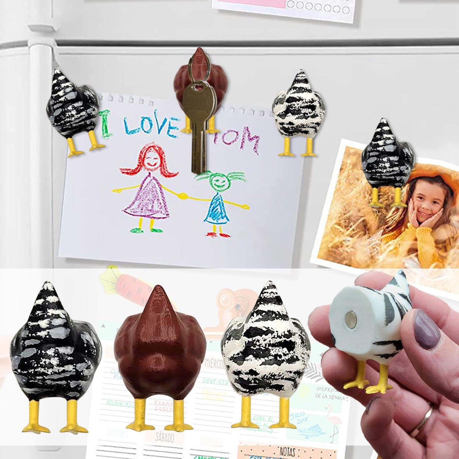 New Hot Chicken Butt Magnet Refrigerator Magnetic Decorative Chicken Butt  Gift Funny Chicken Butt Magnetic Board Cabinets Classroom Office Cubicle  Sch