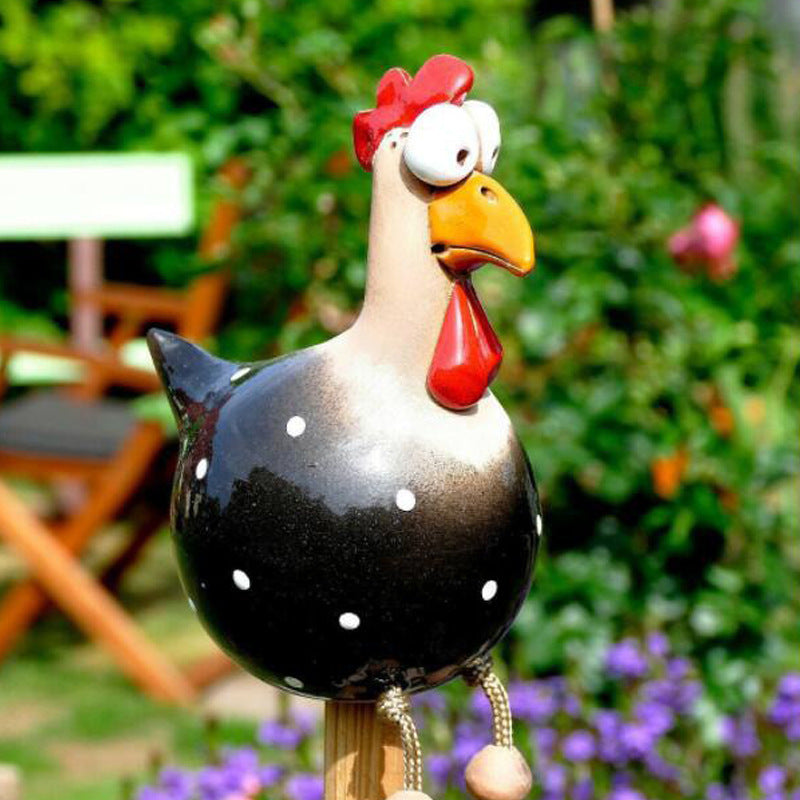 Dangly Legs Silly Chicken Decor - single or set